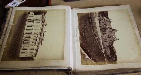 Late 19thC photograph album of various views in Belgium & UK Coast